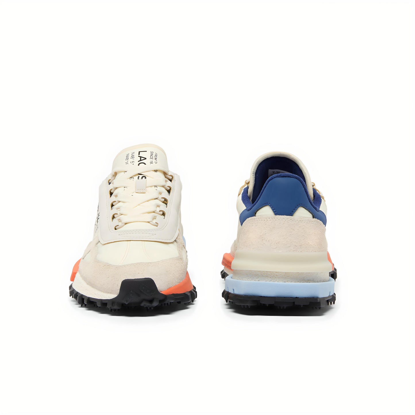 Lacoste Elite Active Off White Navy Orange