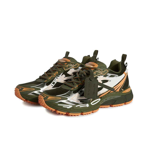 ZAPATOS OFF WHITE RUNNER VERDE